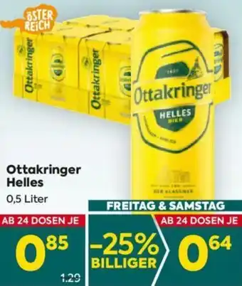 Billa Ottakringer Helles Angebot