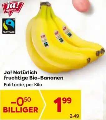 Billa Ja! Natürlich fruchtige Bio-Bananen Angebot