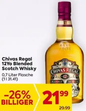 Billa Chivas Regal 12Yo Blended Scotch Whisky Angebot