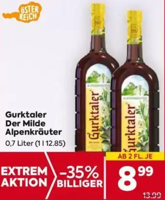 Billa Gurktaler Der Milde Alpenkräuter Angebot