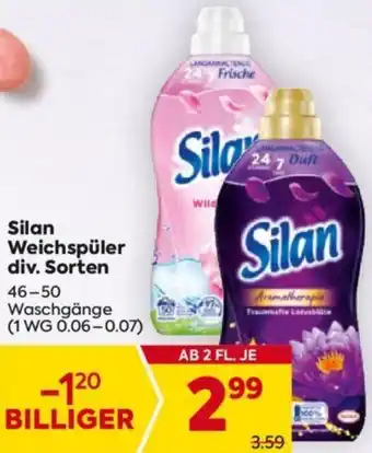 Billa Silan Weichspüler Angebot
