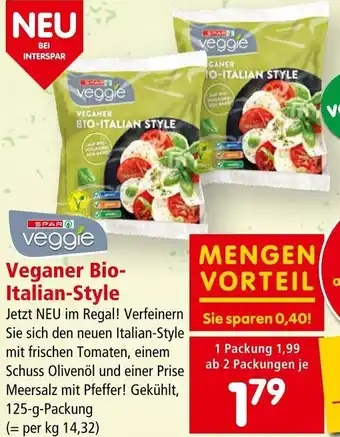 Interspar Veganer Bio- Italian-Style Angebot