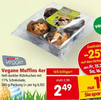 Interspar Vegane Muffins 4er Angebot
