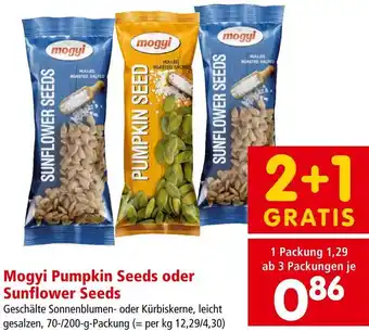 Interspar Mogyi Pumpkin Seeds oder Sunflower Seeds Angebot