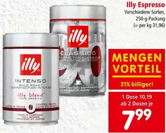 Interspar Illy Espresso Angebot