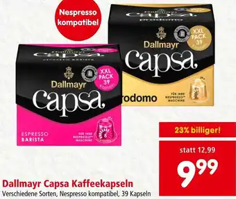 Interspar Dallmayr Capsa Kaffeekapseln Angebot