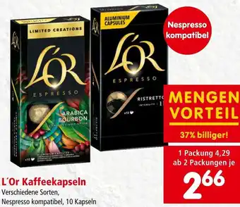 Interspar L'Or Kaffeekapseln Angebot