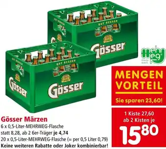 Interspar Gösser Märzen Angebot