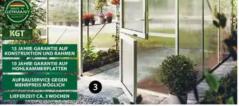 Dehner PROFI-GEWÄCHSHAUS 'ROSE III Angebot