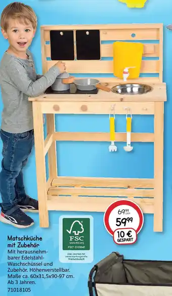 Matschküche mit Zubehör