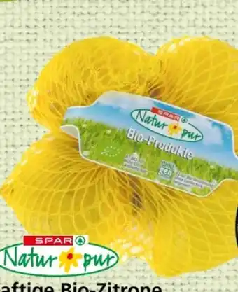 Spar Bio-Zitronen Angebot