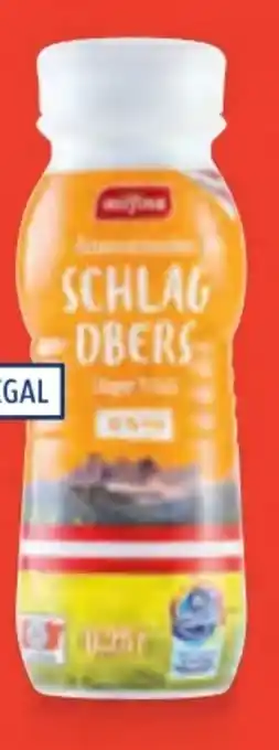 Hofer Schlagobers Angebot