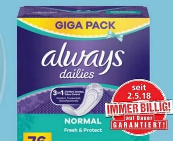 Spar Slipeinlagen Angebot