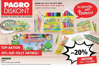 Pagro Diskont JOLLY Artikel Angebot