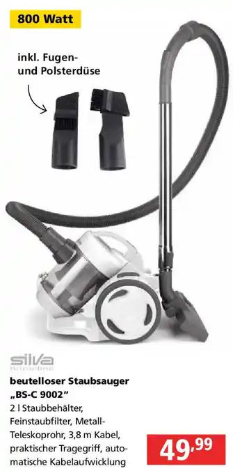 Pagro Diskont beutelloser Staubsauger BS-C 9002 Angebot