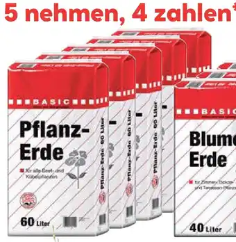 Hellweg Basic Pflanzerde torfreduziert 60 L Angebot