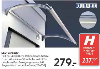 Hellweg LED-Vordach Angebot