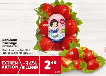 Billa SanLucar fruchtige Erdbeeren Angebot