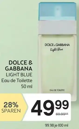 Bipa DOLCE & GABBANA LIGHT BLUE Eau de Toilette 50 ml Angebot