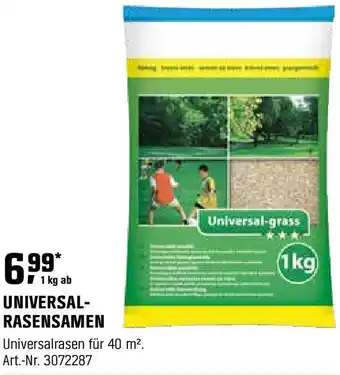 OBI UNIVERSAL- RASENSAMEN Angebot