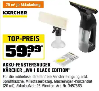 OBI AKKU-FENSTERSAUGER KÄRCHER Angebot