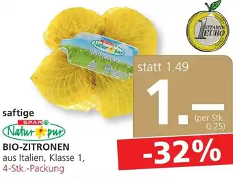 SPAR Gourmet BIO-ZITRONEN Angebot