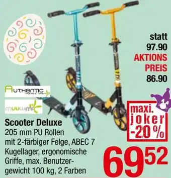 Maximarkt Scooter Deluxe Angebot