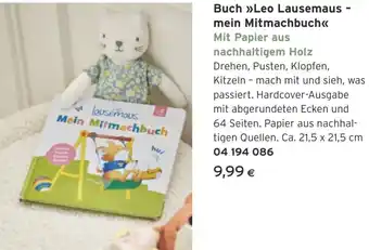 Tchibo Eduscho Buch Leo Lausemaus mein Mitmachbuch Angebot