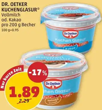 PENNY DR. OETKER KUCHENGLASUR Angebot
