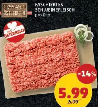PENNY FASCHIERTES SCHWEINEFLEISCH Angebot