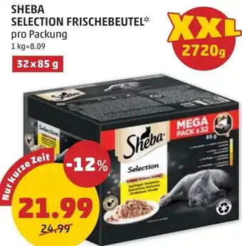 PENNY SHEBA SELECTION FRISCHEBEUTEL Angebot