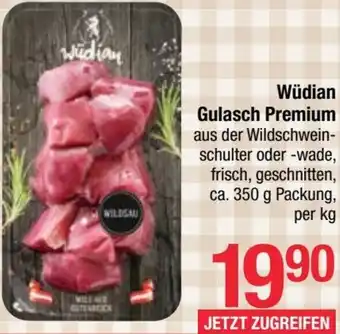 Maximarkt Wüdian Gulasch Premium 350g Angebot