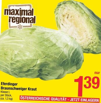 Maximarkt Eferdinger Braunschweiger Kraut Angebot