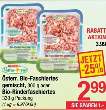 Maximarkt Österr. Bio-Faschiertes Gemischt, 300g Oder Bio-Rinderfaschiertes 330g Angebot