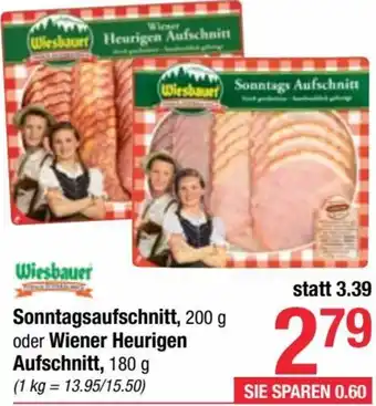 Maximarkt Sonntagsaufschnitt, 200g Oder Wiener Heurigen Aufschnitt 180g Angebot