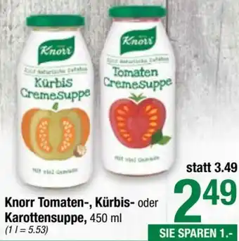 Maximarkt Knorr Tomaten, Kürbis Oder Karottensuppe 450 ml Angebot