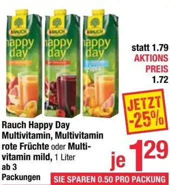 Maximarkt Rauch Happy Day Multivitamin, Multivitaminrote Füchte Oder Multi-Vitamin Mild 1 Liter Angebot