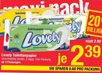Maximarkt Lovey Toilettenpapier Angebot