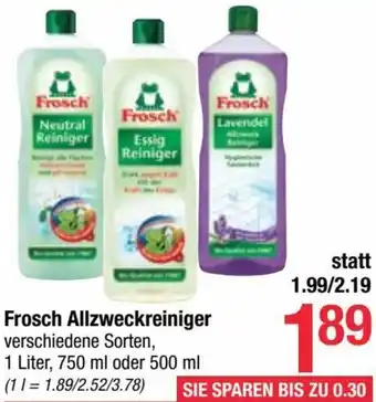 Maximarkt Frosch Allzweckreiniger 500 ml Angebot