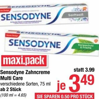 Maximarkt Sensodyne Zahncreme Multi Care Angebot