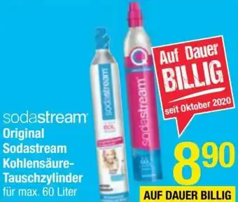 Maximarkt Original Sodastream Kohlensäure-Tauschzylinder Angebot