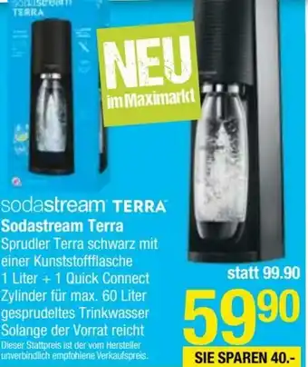 Maximarkt Sodastream Terra Angebot
