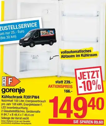 Maximarkt Kühlschrank R391 PW4 Angebot