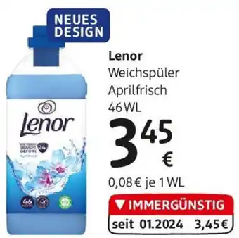 dm Lenor Weichspüler Aprilfrisch 46WL Angebot