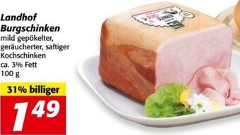 Nah&Frisch Landhof Burgschinken 100g Angebot