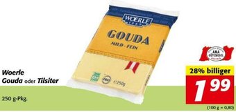 Nah&Frisch Woerle Gouda Oder Tilsiter 250g Angebot