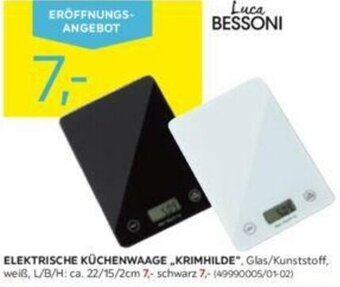 Möbelix Elektrische Küchenwaage Krimhilde Angebot