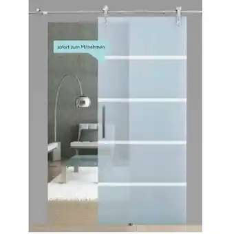 Hellweg Durabil Glasschiebetür-Set „Edelstahl Open“ 128767 HELLWEG 1 Set Angebot