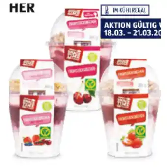 Hofer Snack Time Frühstücksbecher div. Sorten HOFER 285 Gramm 1 Becher Angebot