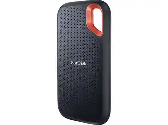 Media Markt SanDisk 1TB SSD Festplatte Extreme Portable V2 mit Recovery Software, USB-C 3.2, Extern, W1000/R1050, Schwarz/Orange Angebot